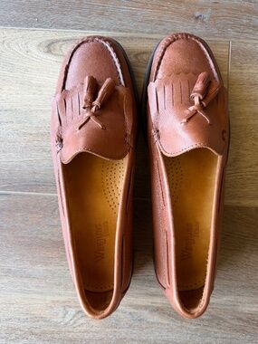 G.H. Bass Weejuns Marietta II Tassel Loafers 3242-261 Women’s 8M Brown Leather